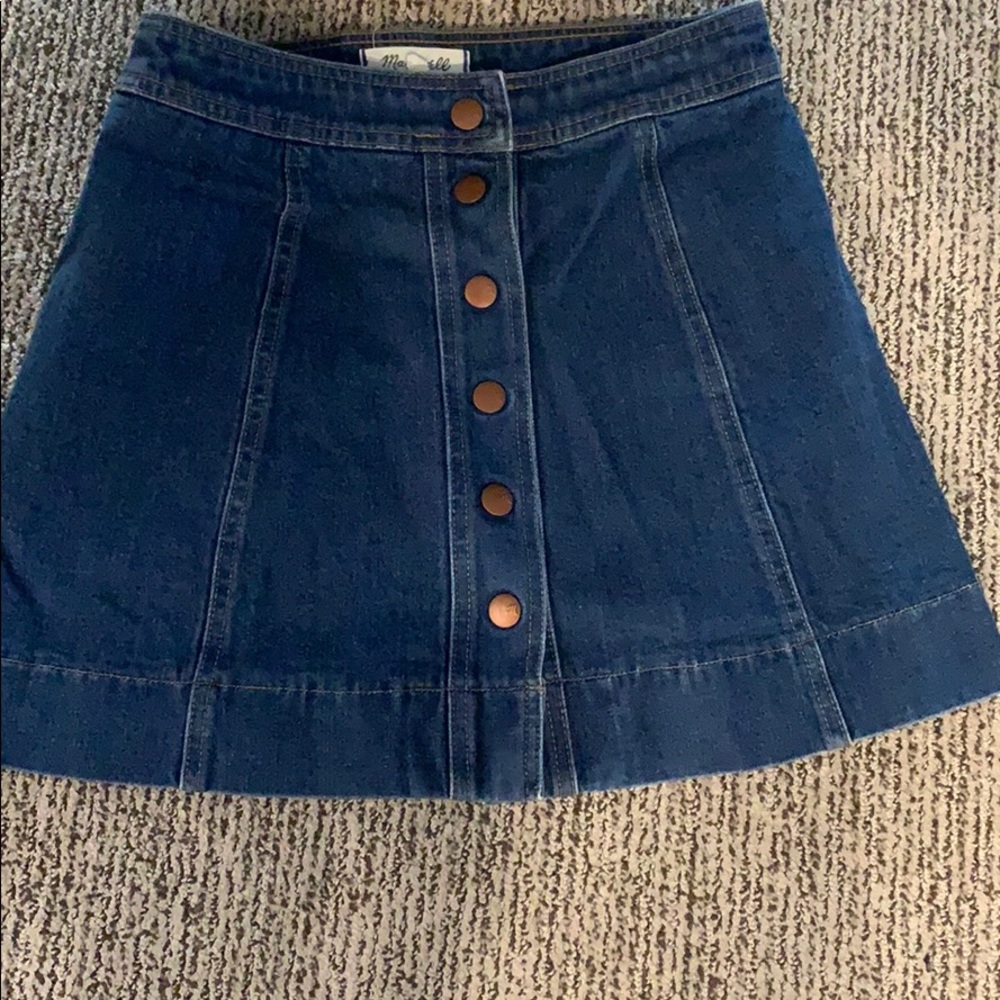 Madwell denim mini skirt